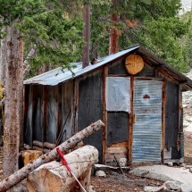 Little hut in the base camp of Blanca Peak